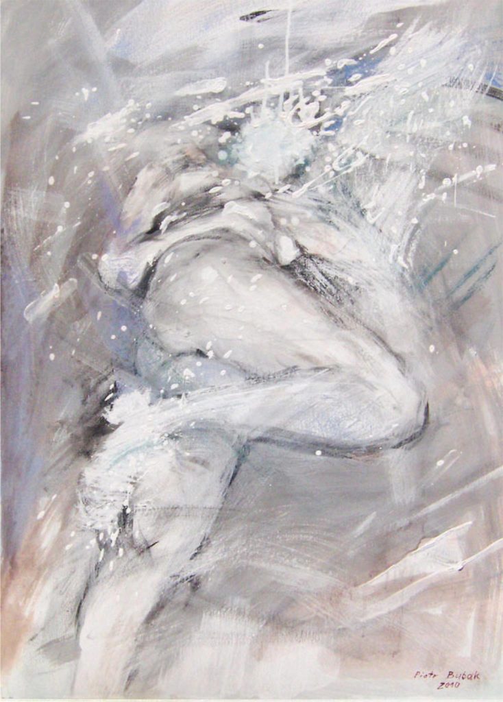 Piotr Bubak-Akt II-0x80cm-technika własna-2010rok