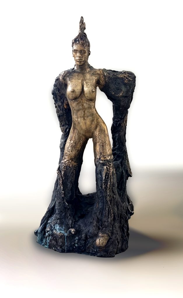 Piotr Bubak-Przemiana – brąz patynowany- 38 cm- 2025 rok