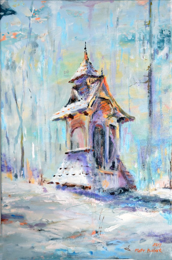 Piotr-Bubak–Studnia przy Jaszczurówce -60×40 cm-0lej-2019rok