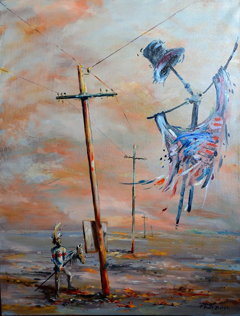 Piotr Bubak-obwieszczenie-80x60cm-płótno